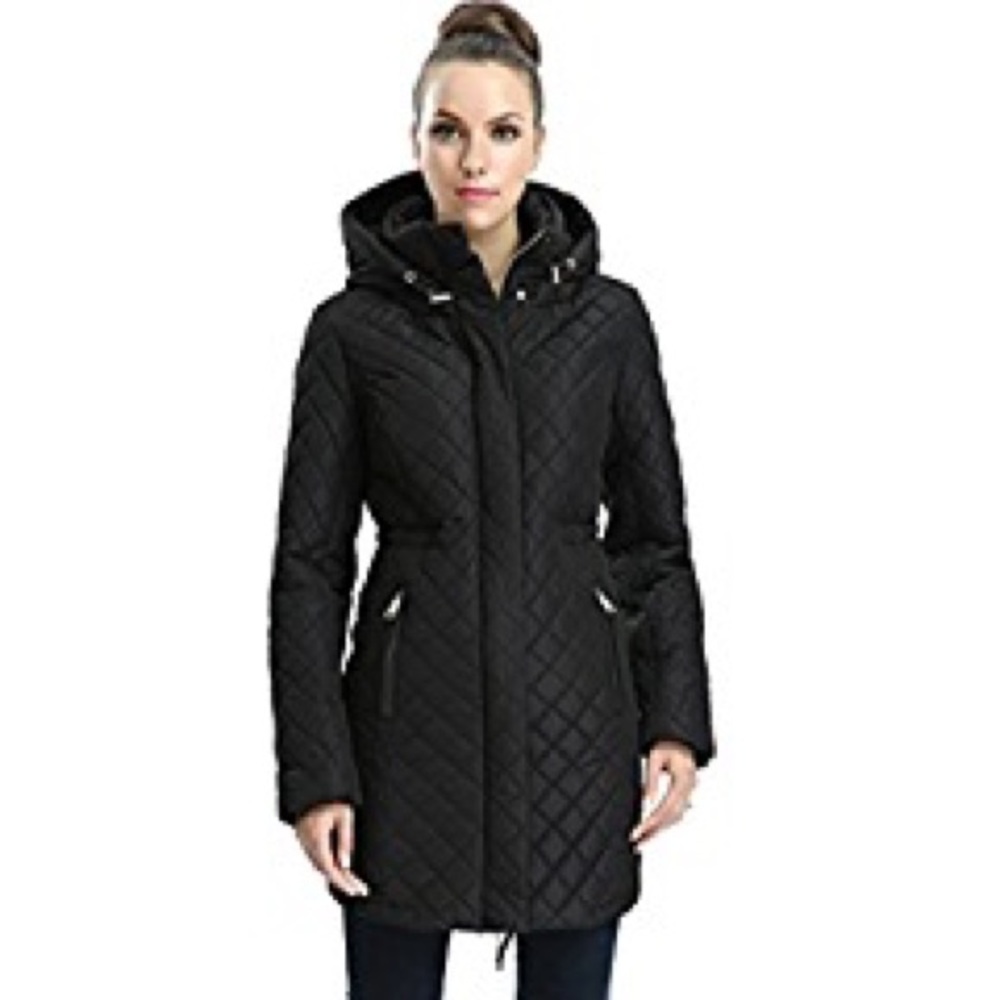 BGSD long puffer coat, quilted, small, Angela BGSD